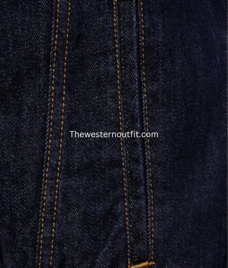 Men’s Premium Indigo Trucker Denim Jacket - Image 7