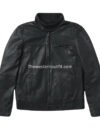Men’s Genuine Black Leather Jacket