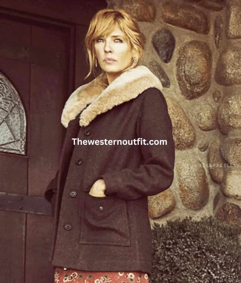 Beth Dutton Shearling Wool Coat Yellowstone