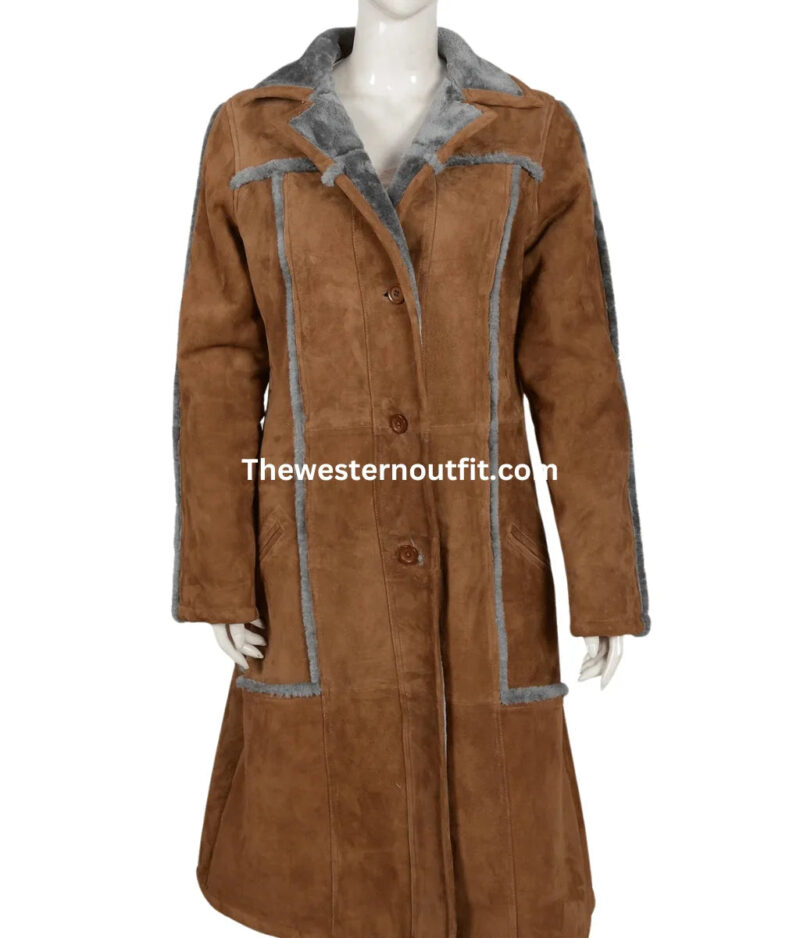 Beth Dutton Suede Leather Coat Yellowstone