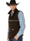 Classic Men’s Brown Wool Montana Vest
