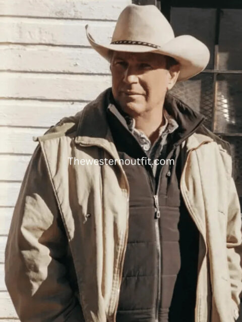 John Dutton Beige Cotton Jacket