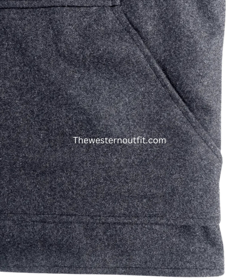 John Dutton Grey Wool Vest Series Yellowstone