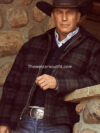 John Dutton Plaid Jacket Kevin Costner