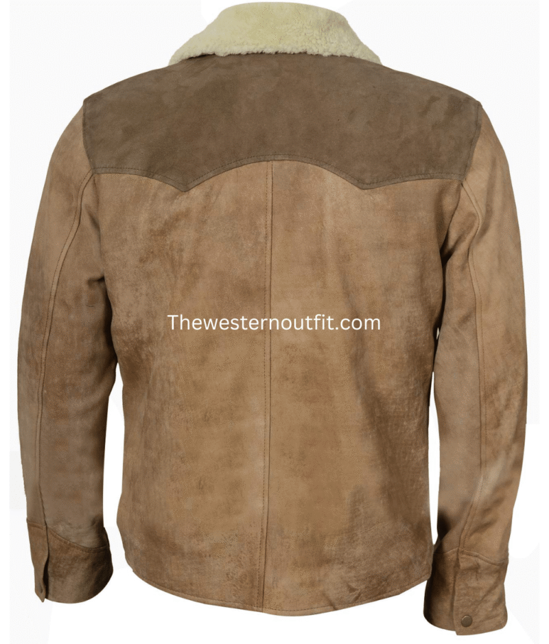 John Dutton Raw Leather Jacket Yellowstone