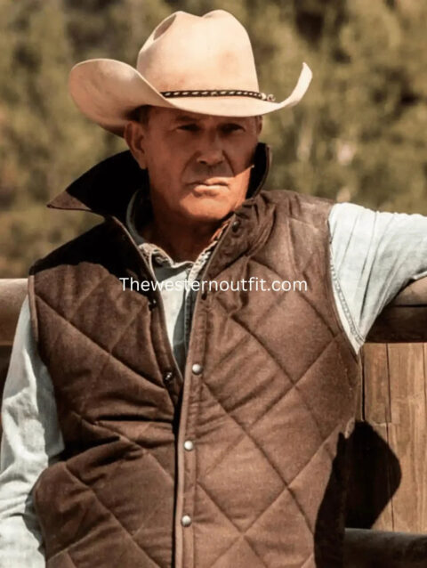 John Dutton Wool Vest Yellowstone