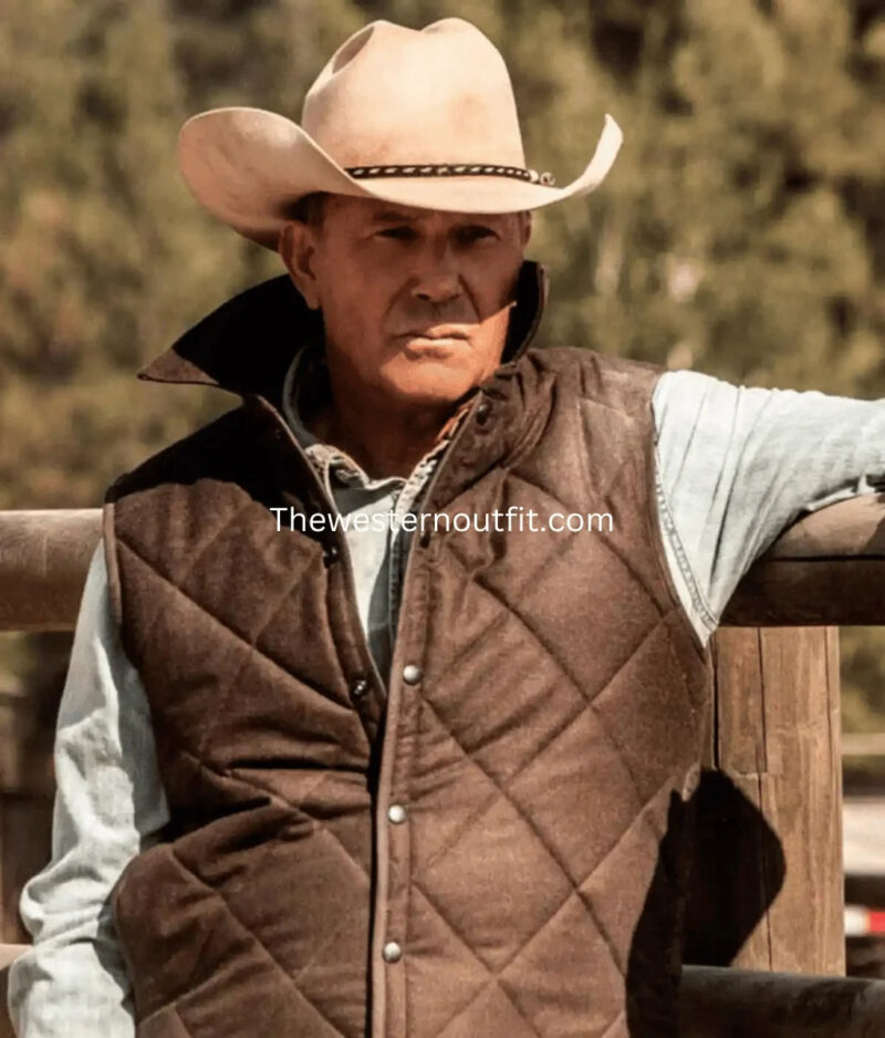 John Dutton Wool Vest Yellowstone
