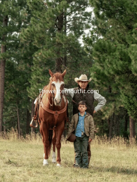John Dutton Wool Vest Yellowstone Series