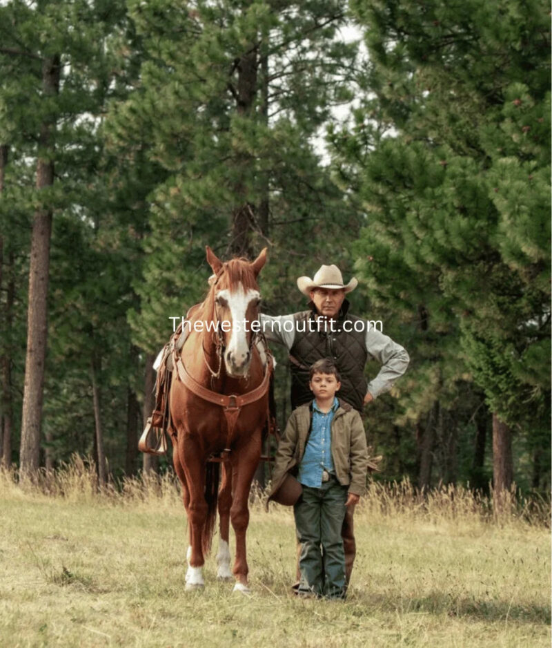 John Dutton Wool Vest Yellowstone Series
