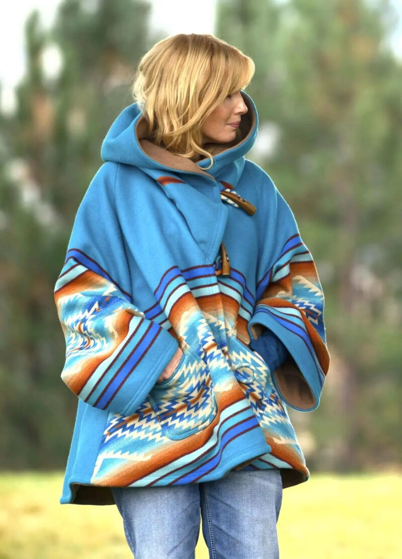 Kelly Reilly Beth Dutton Blue Coat