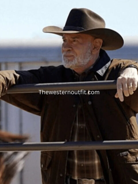 Mitch Pileggi Walker Brown Cotton Jacket