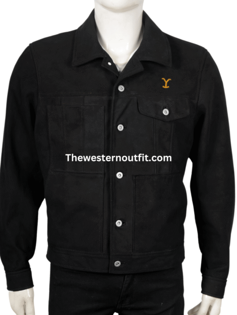Rip Wheeler Cotton Black Jacket Yellowstone