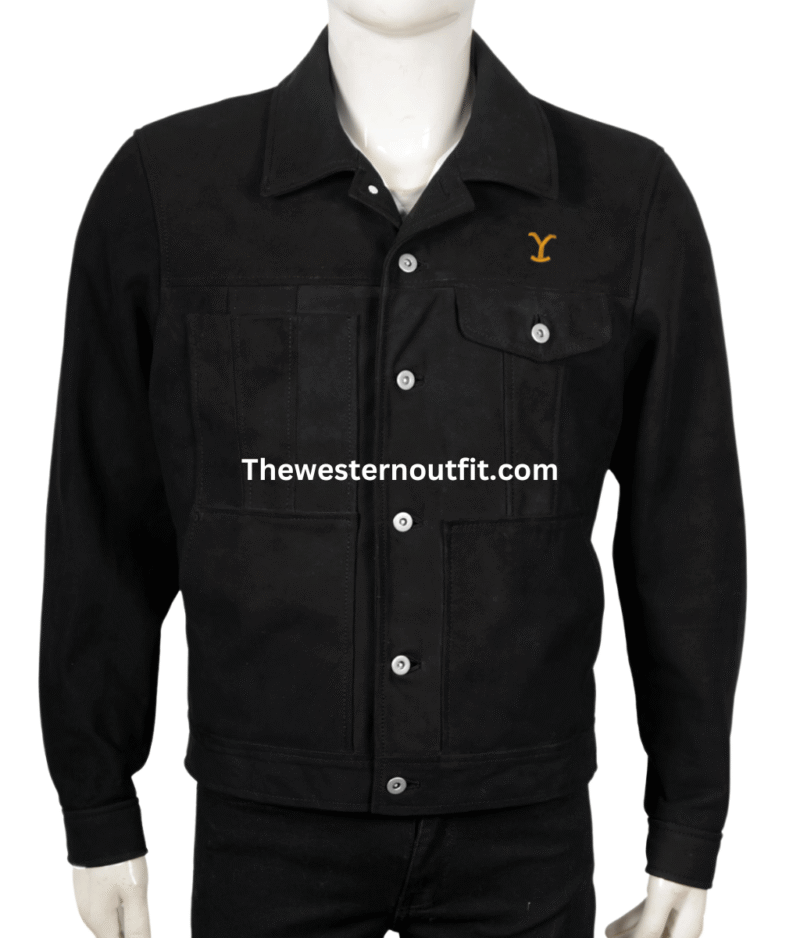 Rip Wheeler Cotton Black Jacket Yellowstone
