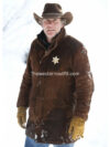 Robert Taylor Walt Longmire Brown Jacket