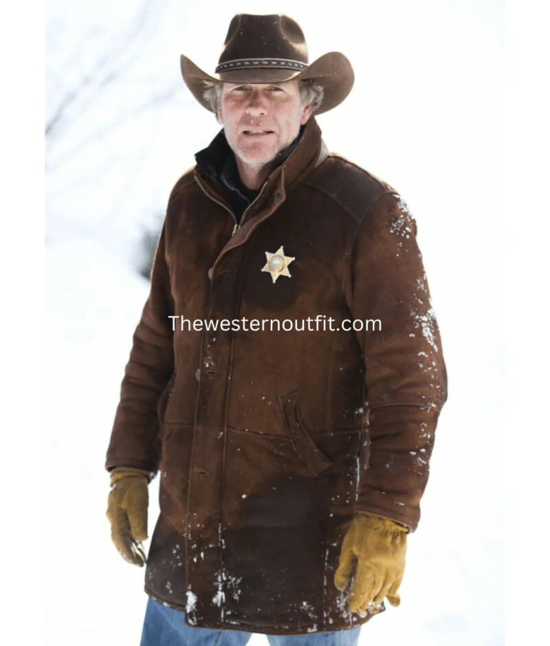 Robert Taylor Walt Longmire Brown Jacket