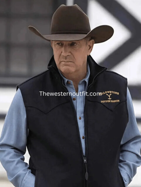 Series Yellowstone John Dutton Black Vest