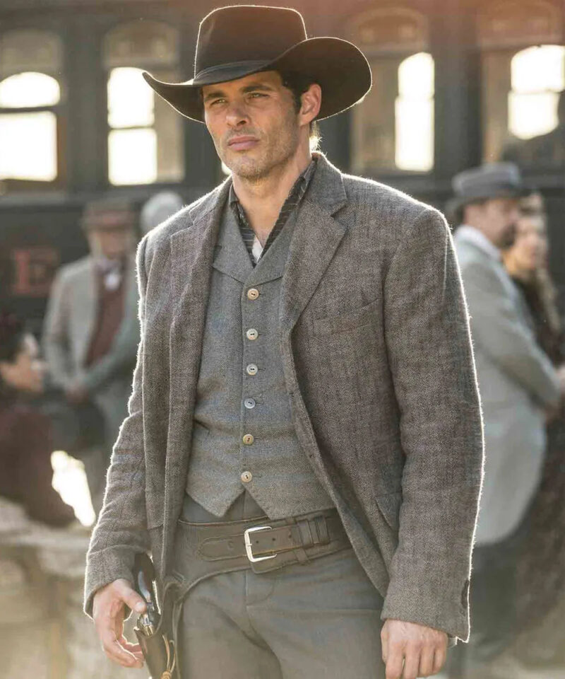 Westworld Teddy Flood Gray Jacket - Image 4