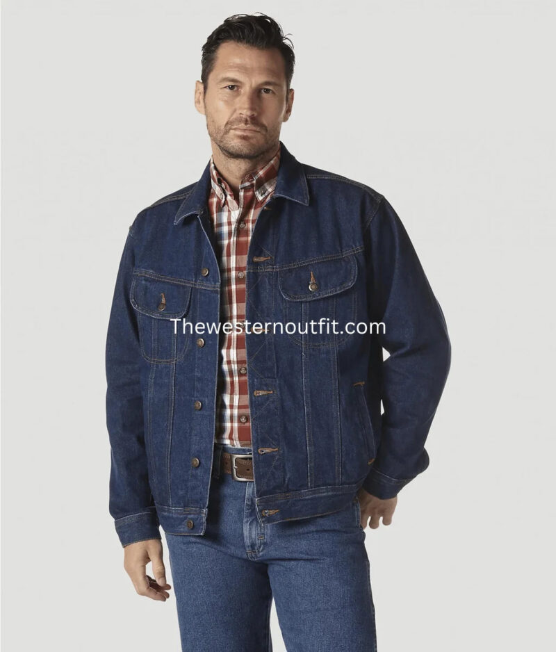 The Ranch Men’s Rugged Wear Denim Blue Jacket