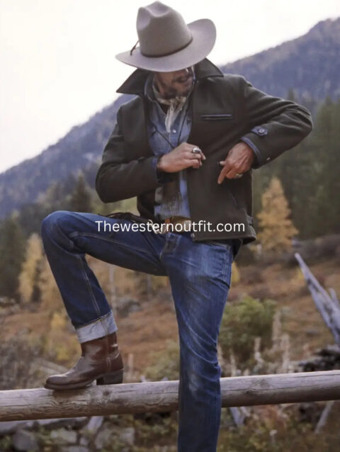 Vince Forest Classic Green Wool Jacket