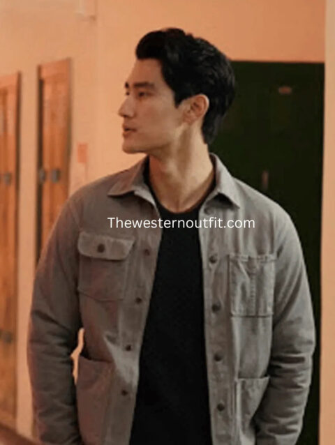 Walker 2021 Bret Cotton Fabric Grey Jacket