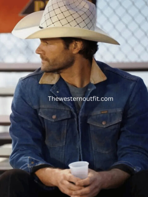 Walker 2021 Jared Padalecki Blue Denim Jacket