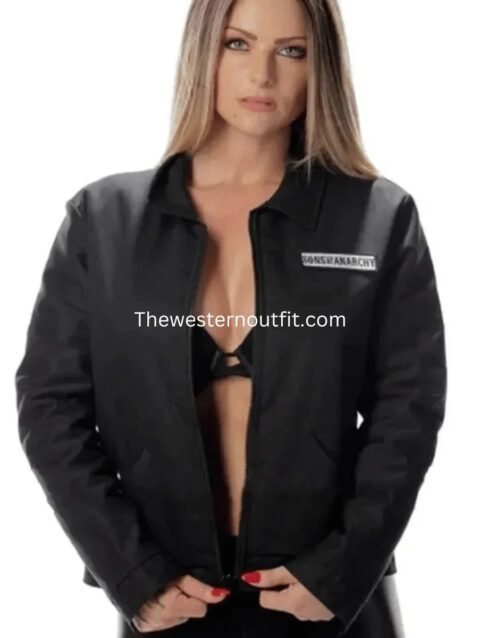 Women Sons of Anarchy Adult Mechanic Black Jacket