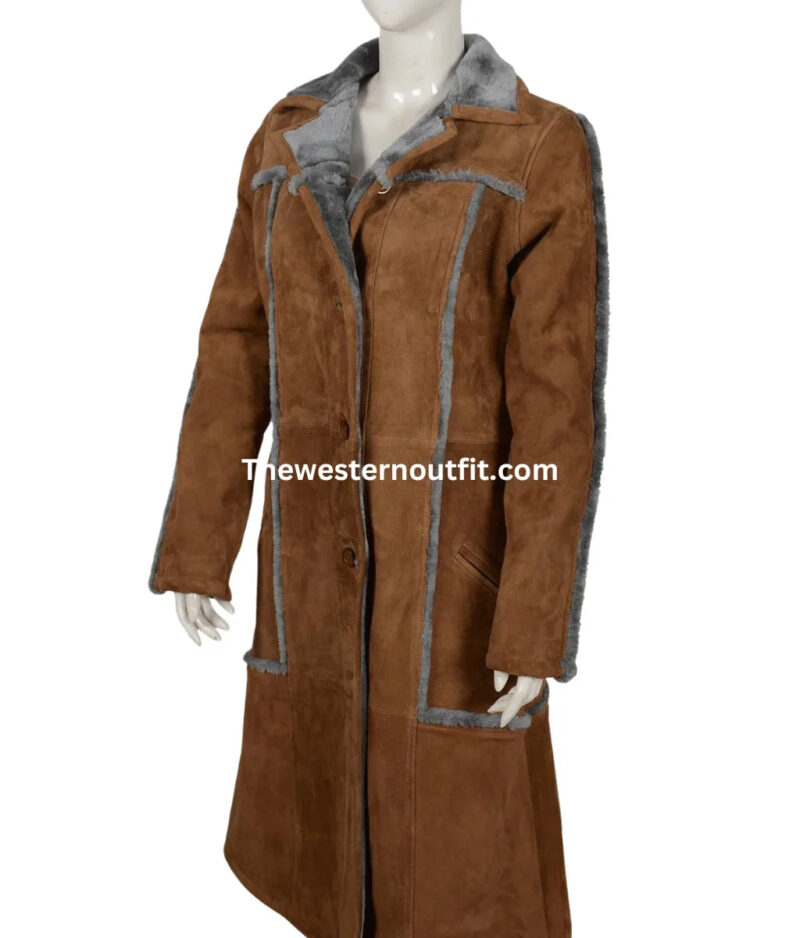 Yellowstone Beth Dutton Suede Coat