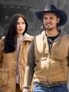 yellowstone couple costume kayce dutton cotton vest monica dutton cotton jacket