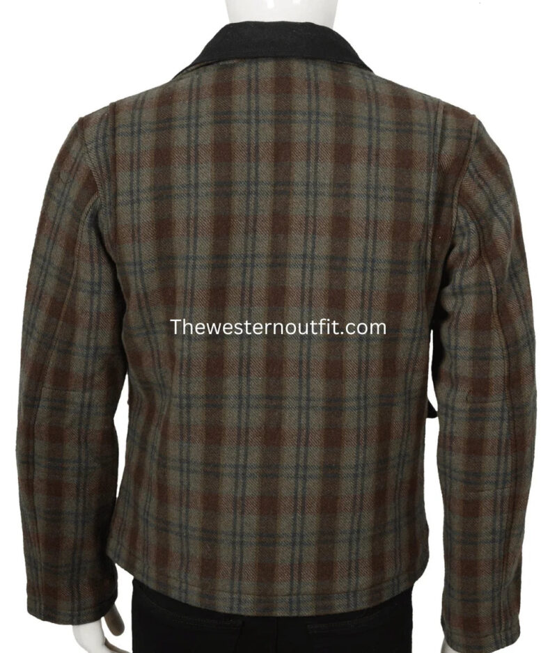 Yellowstone John Dutton Plaid Jacket Kevin Costner