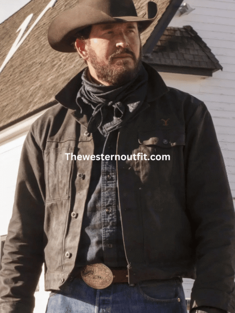 Yellowstone Rip Wheeler Black Cotton Jacket
