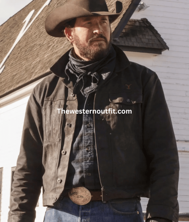 Yellowstone Rip Wheeler Black Cotton Jacket