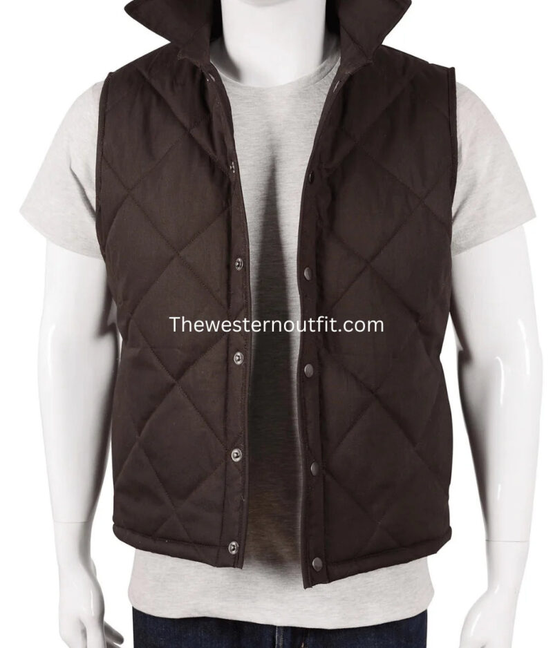 Yellowstone Series John Dutton Black Vest