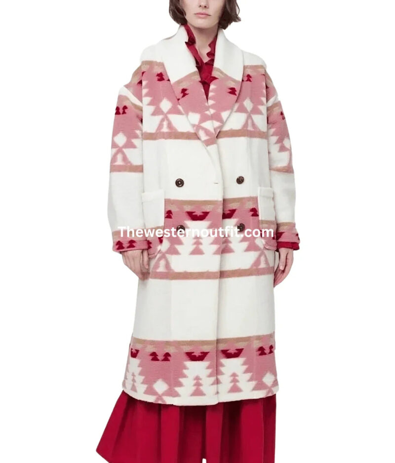 Yellowstone SO5 Beth Dutton Pink Coat