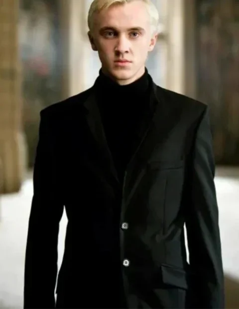 Draco Malfoy Black Suit