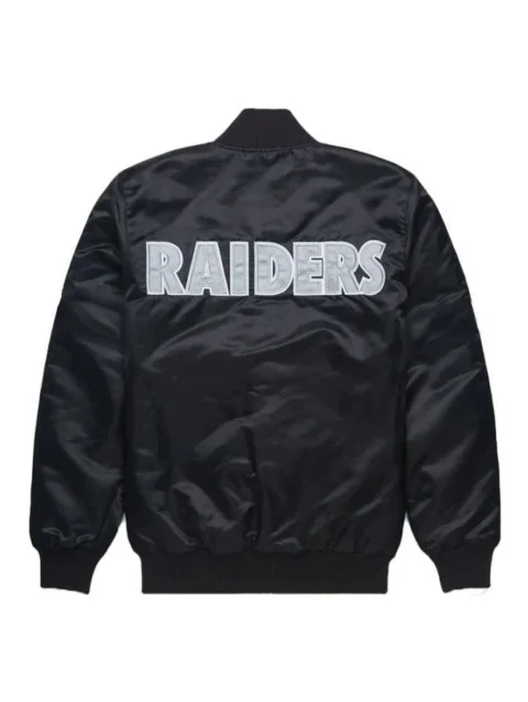 John Gotti logo Raiders Black Jacket
